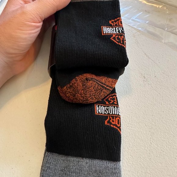 Harley-Davidson 2-prs Socks	 Large 9-13                  #18, S2 - Picture 5 of 6